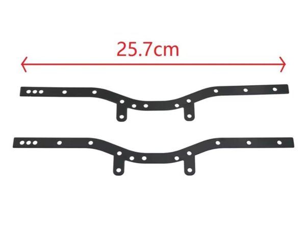 画像2: メタル シャーシフレーム レール 1/12 RC(WPL) (2)