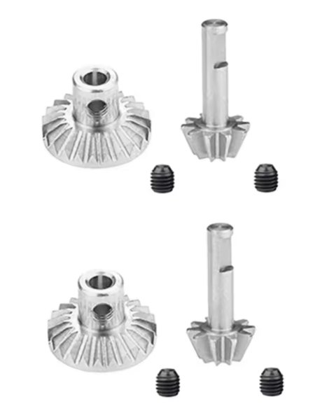 画像1: リアアクスルギアドライブシャフトギア MN 23T 10T シルバー (1)