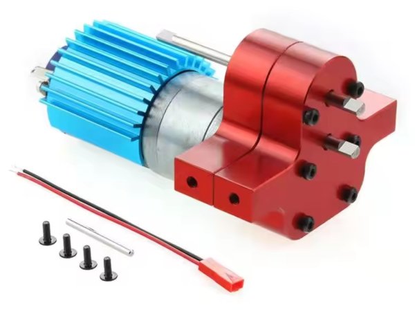 画像1: メタルギアボックス 370モーター（レッド）ＷPL ＭN (1)