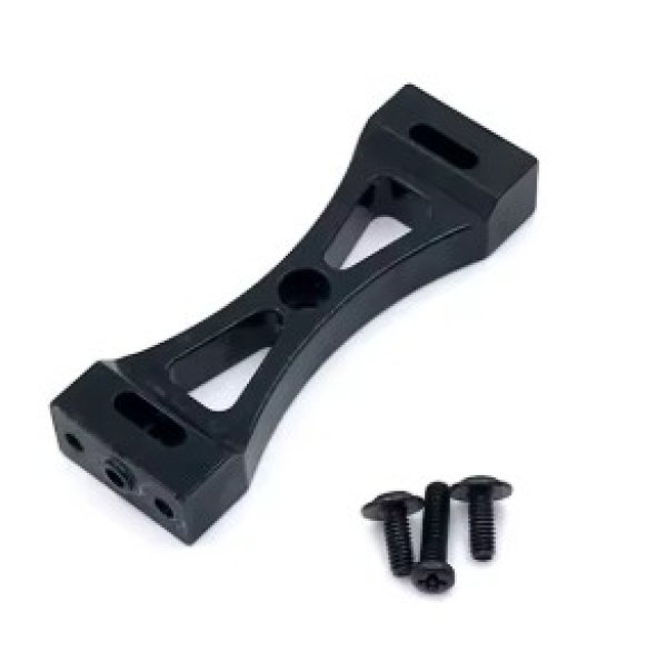 画像1: リアクロスメンバー　メタルブラケット　ブラック (1)