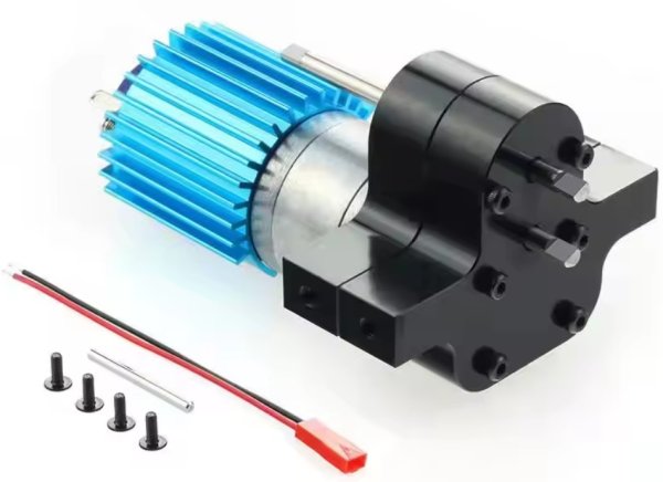 画像1: メタルギアボックス 370モーター（ブラック）ＷPL ＭN (1)