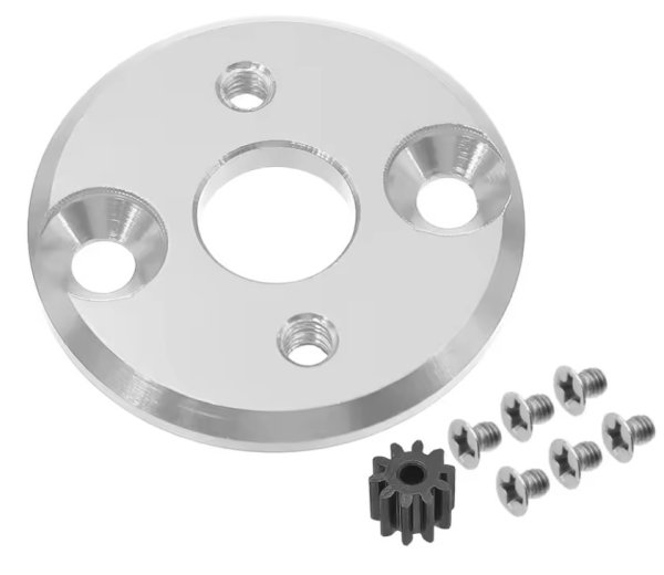 画像1: モーターコンバータ 13Ｔギア付 シルバー (1)