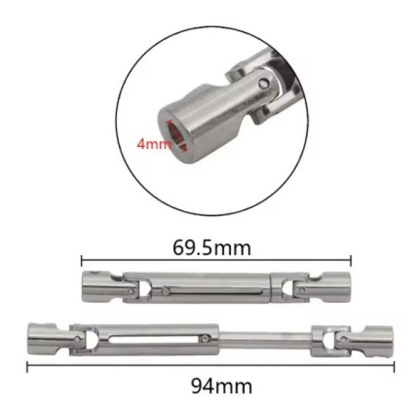 画像2: ドライブシャフト 69.5-94mm (2)