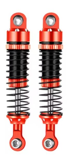 画像1: メタルショックアブソーバー 53mm (レッド) 2本　1/18 RC ＴRX-4Ｍ (1)