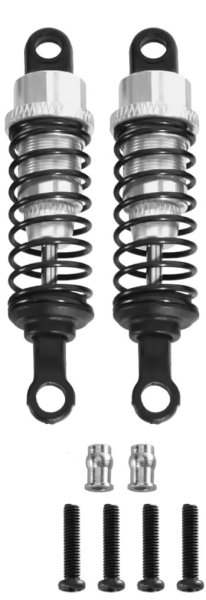 画像1: メタルサスペンション　2本(シルバー)　1/16 RC (1)