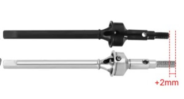 画像2: ステンレス トランスミッションシャフト(+2mm) フロント(SV) (2)
