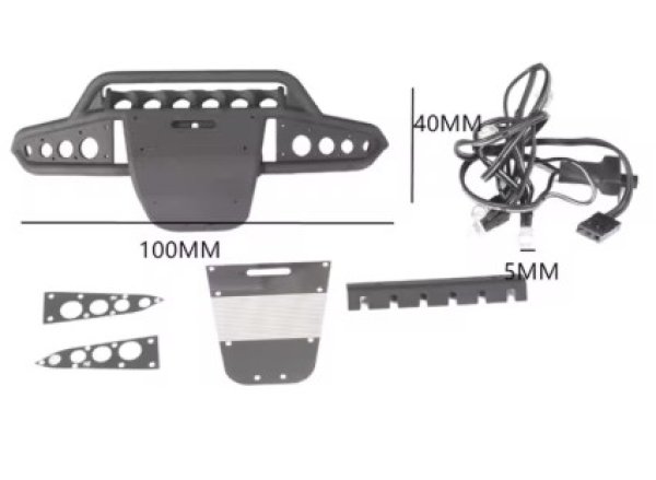 画像2: トラックフロントバンパー (2)