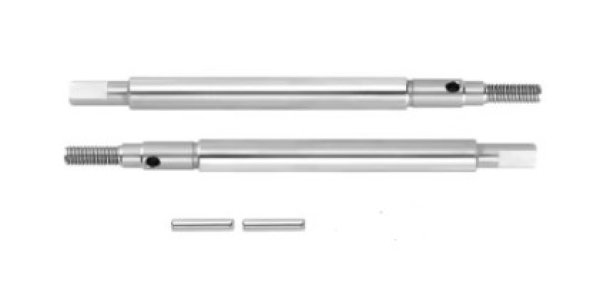 画像1: ステンレス トランスミッションシャフト(+2mm) リア(SV) (1)