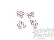 画像1: SusanooFactory リンク用プラワッシャー 内径3mm (1)