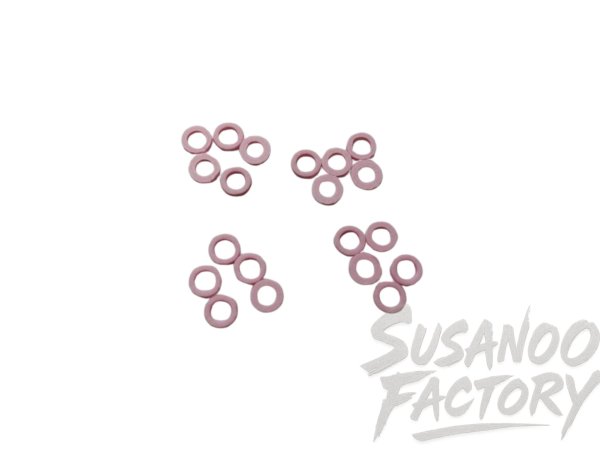 画像1: SusanooFactory リンク用プラワッシャー 内径3mm (1)