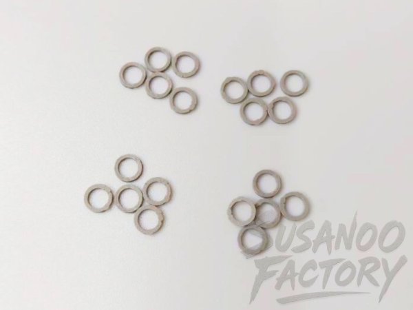 画像1: SusanooFactory リンク用プラワッシャー 内径４mm (1)