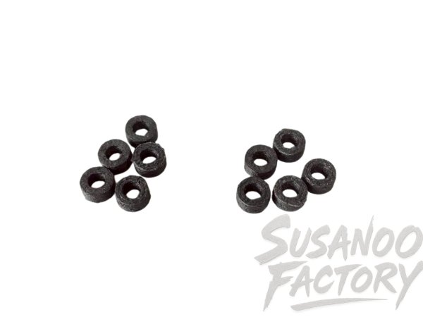 画像1: SusanooFactory ASAカーボンスペーサー 3mm (1)