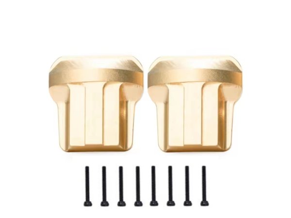 画像1: 真鍮フロントリア アクスルデフカバー 1/18 ＲC TRX-4Ｍ (1)