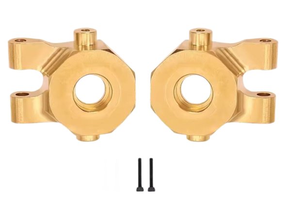 画像1: 真鍮ステアリング ナックルブロック 1/18 ＲC TRX-4Ｍ (1)