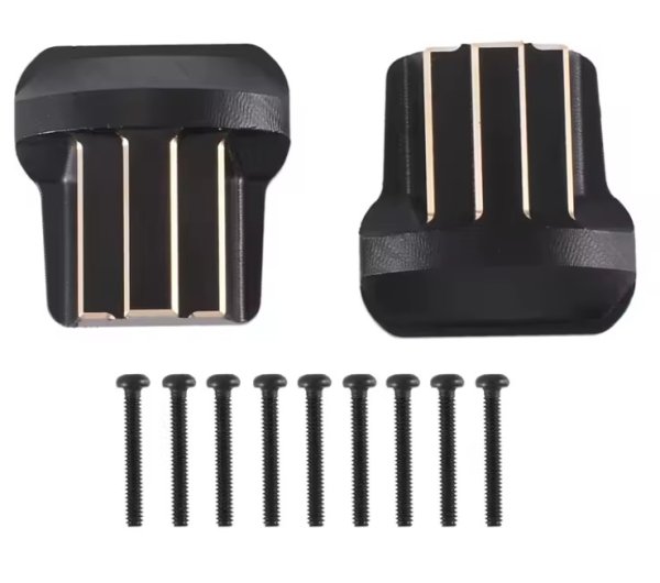 画像2: 真鍮フロントリア アクスルデフカバー 1/18 ＲC TRX-4Ｍ (2)