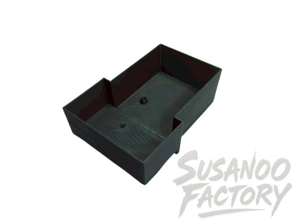 画像1: Susanoo Factory C84 フロント バッテリーボックス ポケット BK (1)