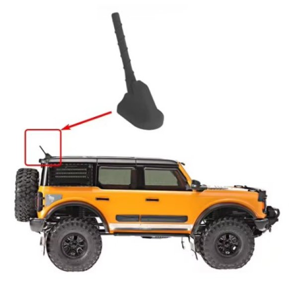 画像2: RC1/10 ルーフアンテナ TRX4 TRX6 (2)