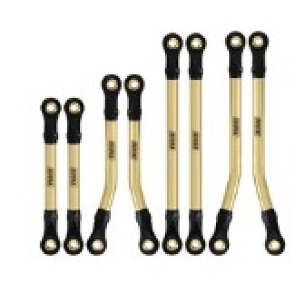 画像2: 真鍮 高クリアランスリンクセット 1/18RC TRXー4M ブロンコ ディフェンダー (2)