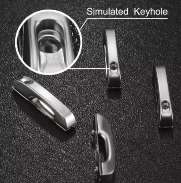 画像2: 1/10ドアハンドルヒンジ　2021ブロンコ用　ブラック (2)