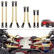 画像4: 真鍮 高クリアランスリンクセット 1/18RC TRXー4M ブロンコ ディフェンダー (4)
