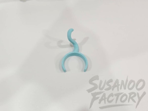 画像1: 30mmしっぽ 水色 (1)