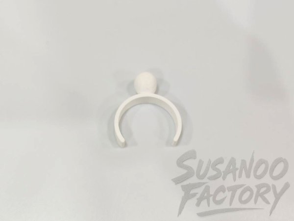 画像3: 30mmしっぽ  白 (3)