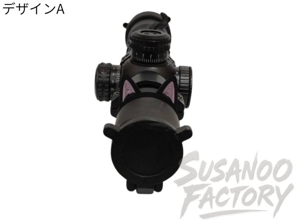 画像3: 30mm猫耳カチューシャ 黒ピンク (3)