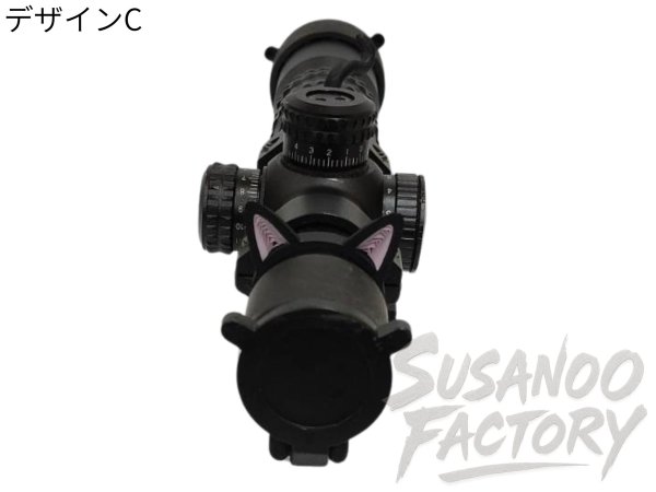 画像7: 30mm猫耳カチューシャ 黒ピンク (7)