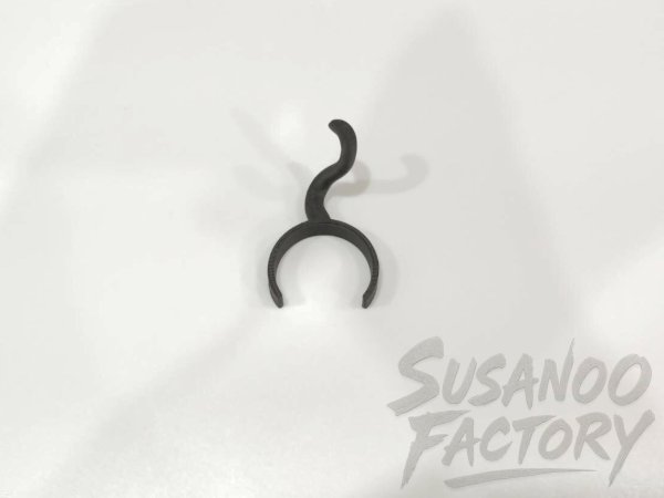 画像1: 30mmしっぽ 黒 (1)