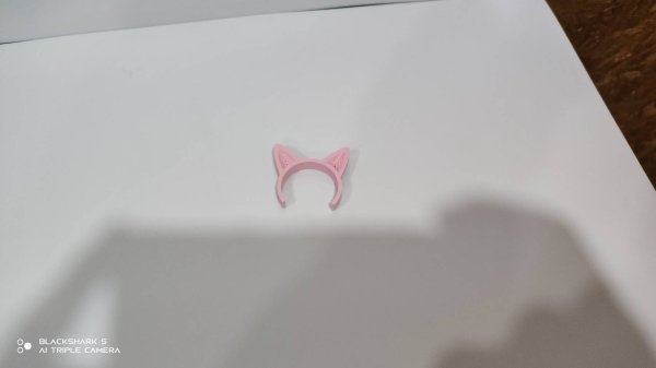 画像3: 30mm猫耳カチューシャ ピンク (3)