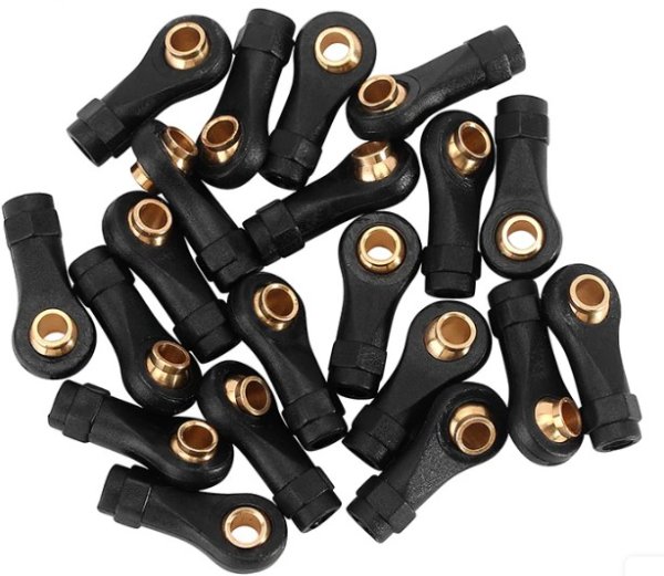 画像3: 1/18 リンク用真鍮ピボットボール付ロッドエンド 4M-59 (3)