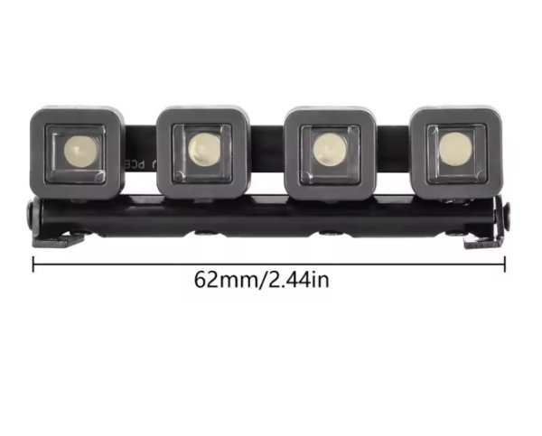 画像1: INJORA スポットライト ルーフライト（スクエア） 1/18 RC (1)