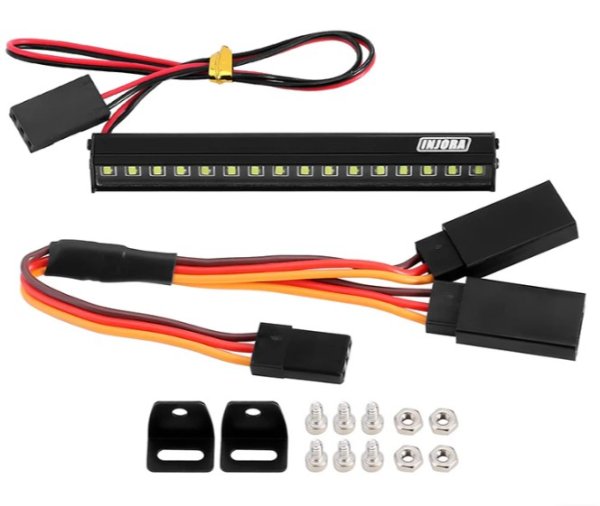 画像1: INJORA 16LEDメタルルーフライト(Y線付) 1/18 TRX4M Defender用 4M-26 (1)