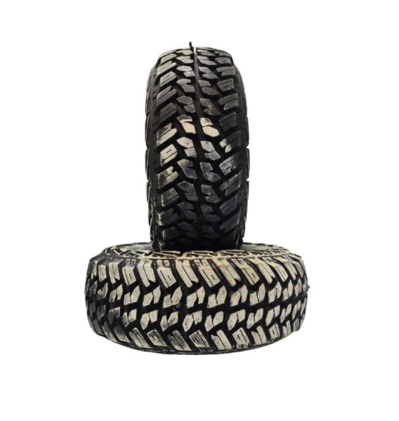 画像2: Dilwe 1.9インチ　アルミホイールハブタイヤ　2PCS BK (2)