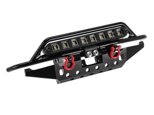 画像1: INJORA CNC アルミ製フロントバンパー V2 1/18 TRX4M ブロンコ 4M-43 (1)