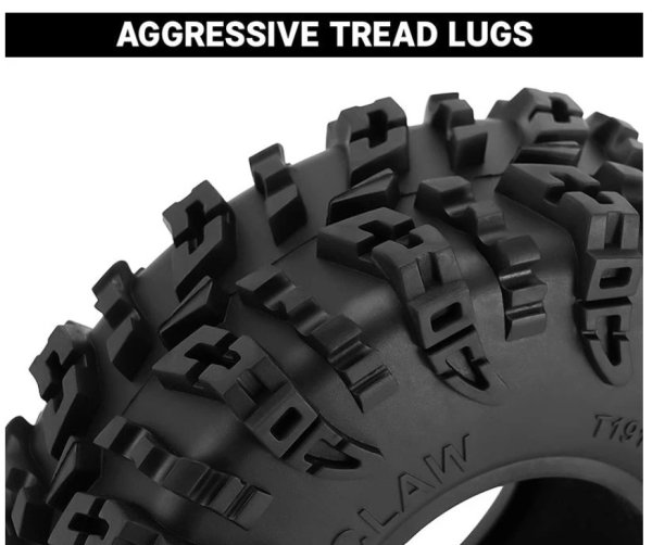 画像2: INJORA　スワンプクロー　1.9in M/Tタイヤ　4.75OD (2)