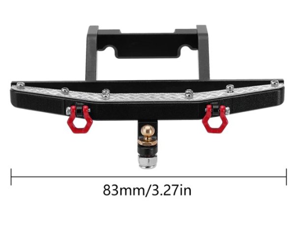 画像2: INJORA CNCアルミ製リアバンパー1/18 TRX4M ディフェンダー用 SKU:4M-41R (2)