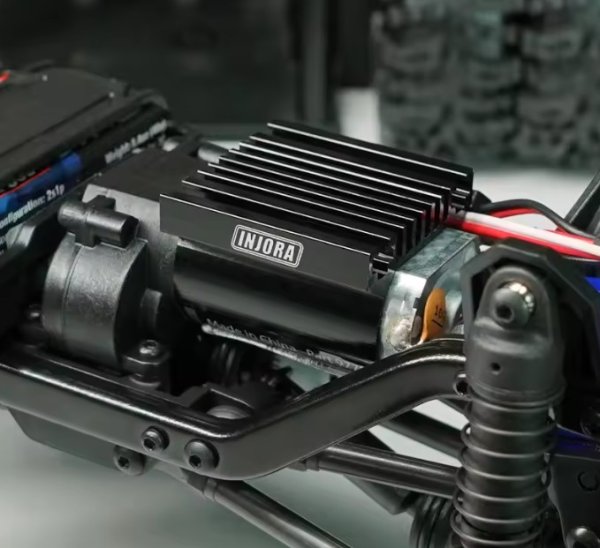 画像3: INJORAアルミニウムモーターヒートシンク(1/18 TRX4M 180モーター用) 4M-90 (3)