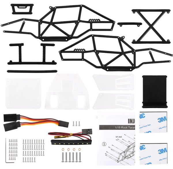 画像3: INJORA タランチュラ・ナイロンバギーボディ 1/18 TRX4M 用 4M-53CR (3)