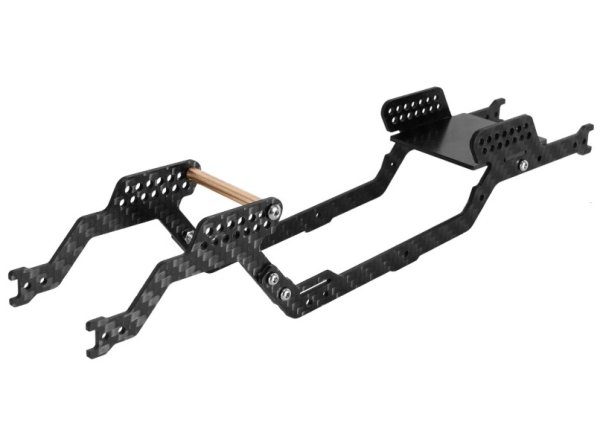 画像1: INJORA LCGカーボンファイバーシャーシキットフレーム 1/18 TRX4M ディフェンダー用 4M-32 (1)