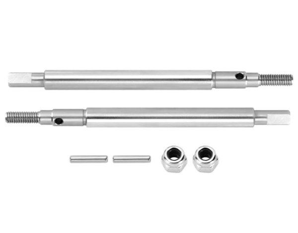 画像1: INJORA +2mmねじステンレス製アクスルシャフト純正長TRX4Mアクスル用 4M-09R (1)