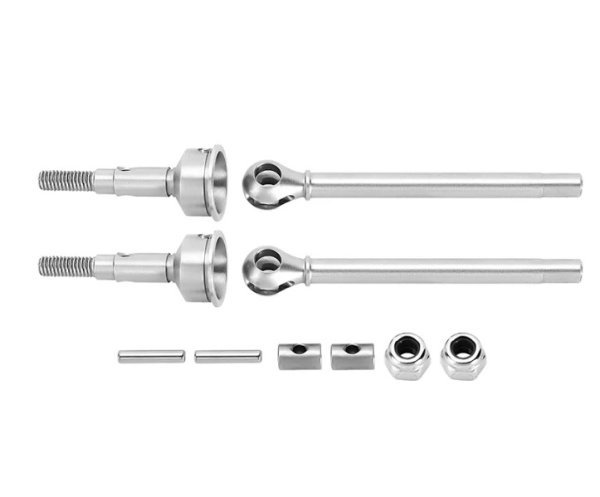 画像1: INJORA +2mmねじステンレス製アクスルシャフト純正長TRX4Mアクスル用 4M-09F (1)