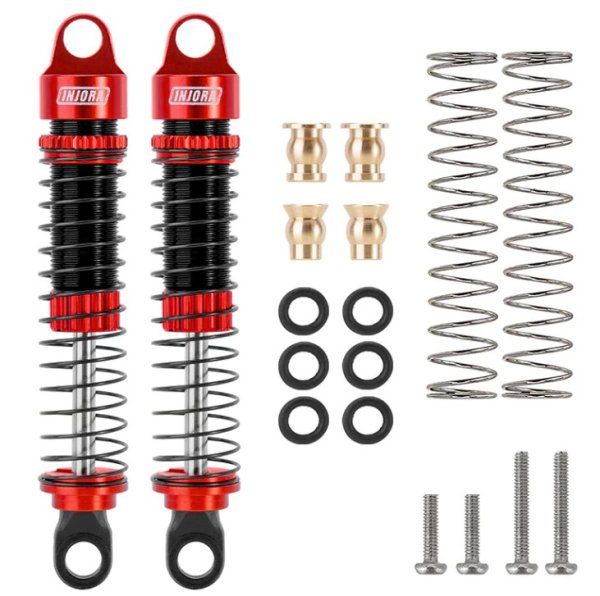 画像1: INJORA 59mmロングスレッドオイルショック 1/18 TRX4Mアップグレード用 4M-42RD-2 (1)