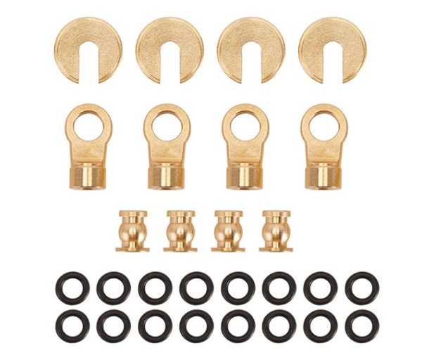 画像1: INJORA 4PCS ロワースプリングリテーナーショックロッドエンド TRX4Mショック用 4M-65 (1)