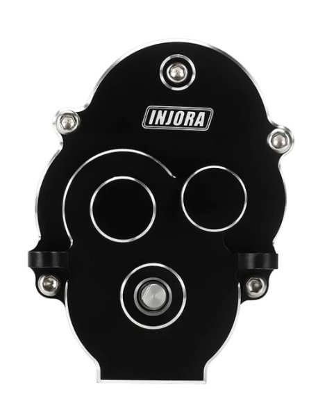 画像1: INJORA 370 ブラシ付きエンジン(アルミ製トランスミッション搭載)1/18 TRX4M用 4M-99BK (1)