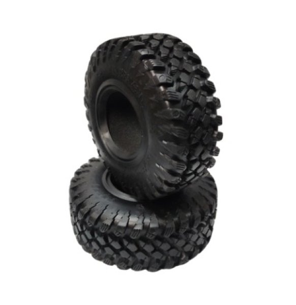 画像1: 1/10RC　2.2inクローラータイヤ　125x48mm (1)