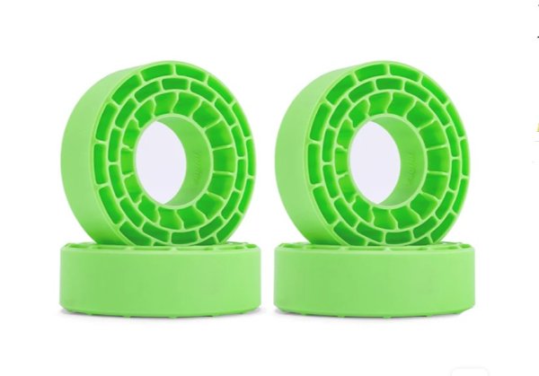 画像1: シリコンゴムインサート　1.0in(62-64x24mm)　グリーン (1)