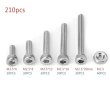 画像2: M2.5ネジセット 六角穴付きボルト 多用途 六角穴付きボルトネジ 収納ケース付き 210pcs (2)