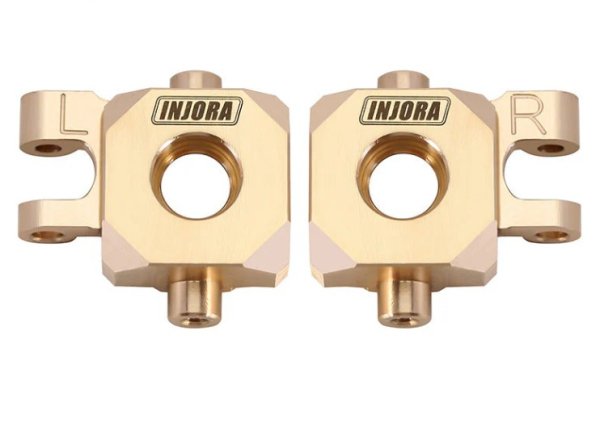 画像1: INJORA 11g/pcs 真鍮製ステアリングナックル 1/18 TRX4M (4M-04) TRX4M-04 (1)