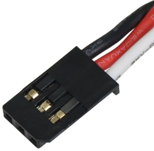 画像3: RX四股コネクター20GAワイヤー9ｃｍ(フタバタイプ）3886-4 (3)